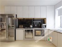 Kính màu ốp bếp màu đen