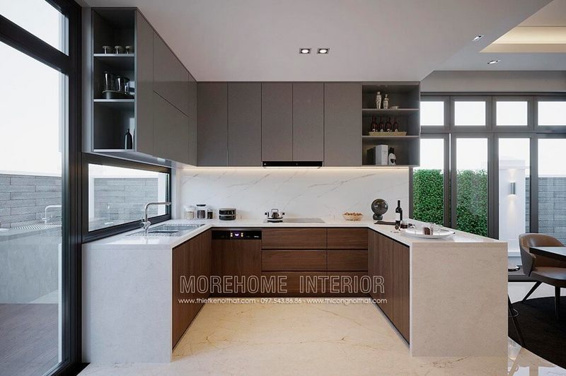 Đá ốp bếp tự nhiên