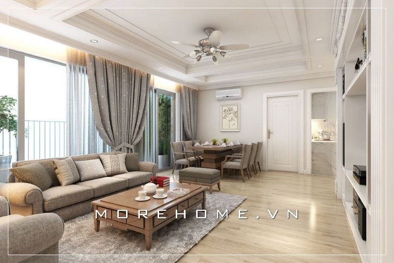 Bộ ghế sofa mang kiểu dáng thiết kế đơn giản nhưng lại tinh tế và gây được ấn tượng mỗi khi có khách đến chơi nhà.