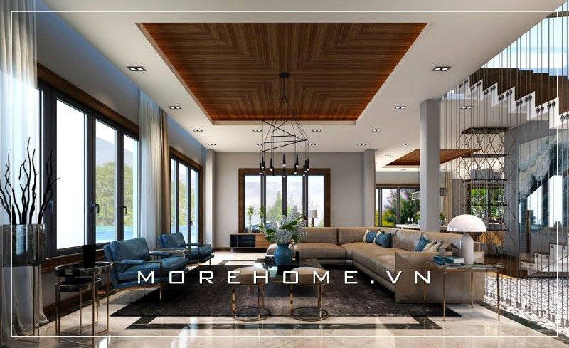Ghế sofa bọc da cung cấp cảm giác êm ái và thoải mái khi sử dụng. Nó giúp không gian phòng khách trở nên tinh tế và đẹp hơn.